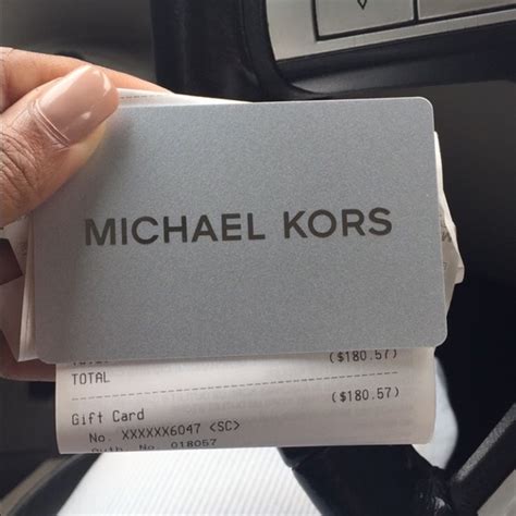 where can i use michael kors gift card|michael kors outlet gift card.